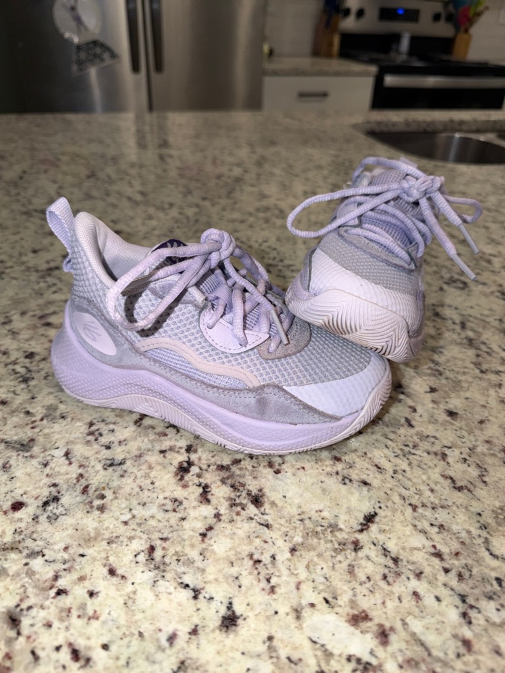 Kids Light Purple Curry Shoes